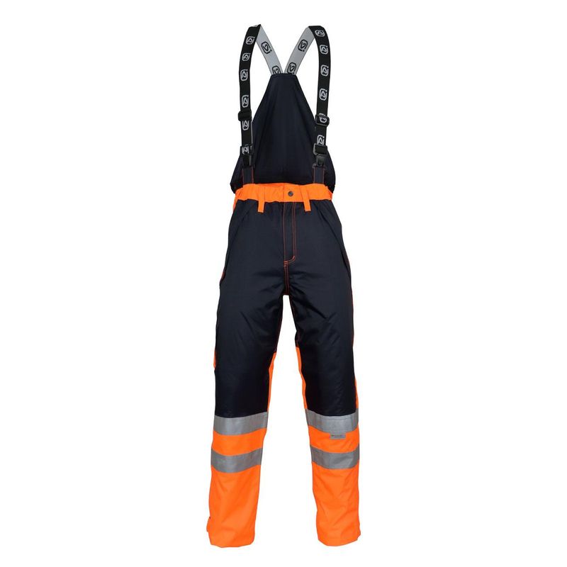 Pantalon-Jardinera-A-Zero-Alpine-Naranja-Azul-Thinsulate-T--2XL