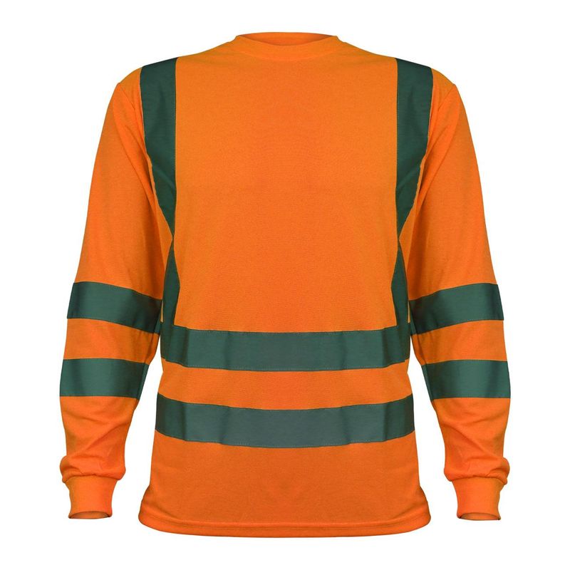 Polera-Activex-Polo-Dry-Fit-Naranja-Fluor-C-Reflect-M-Larga-UV-T--2XL