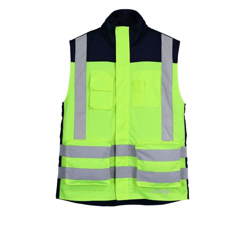 Chaleco Geólogo Gabardina Terra Bicolor Amarillo