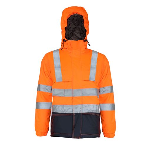 Parka Térmica Alpine Naranja/Azul