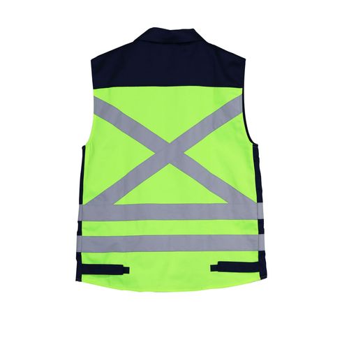 Chaleco Geólogo Gabardina Terra Bicolor Amarillo