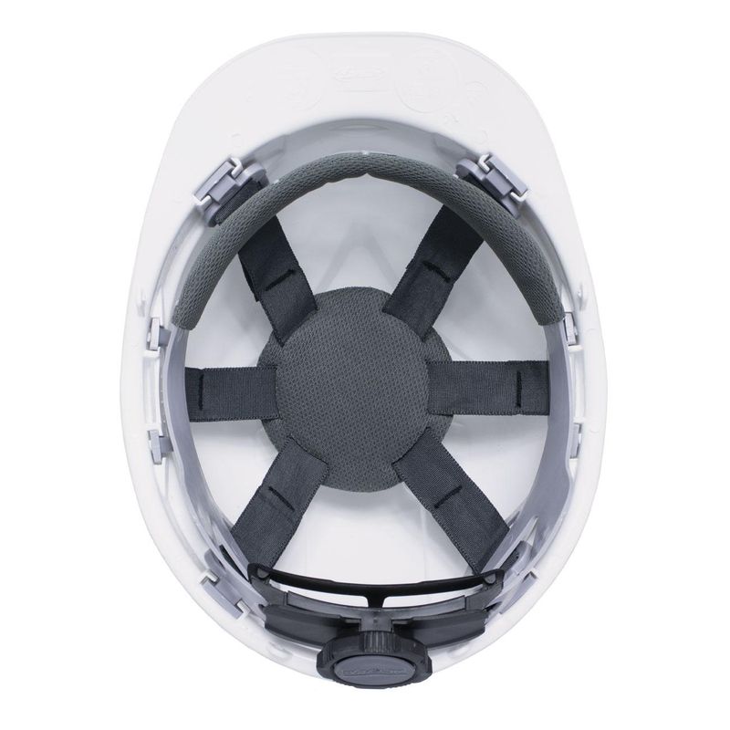 Casco-Activex-I-Blanco-Arnes-cinta-6-Puntas-Ratchet