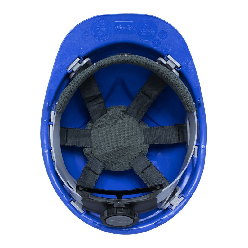 Casco-Activex-I-Azul-Arnes-cinta-6-Puntas-Ratchet