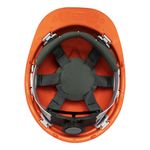 Casco-Activex-I-Naranjo-Arnes-cinta-6-Puntas-Ratchet