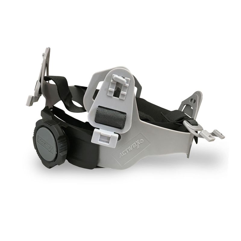 Casco-Activex-I-Gris-Arnes-cinta-6-Puntas-Ratchet