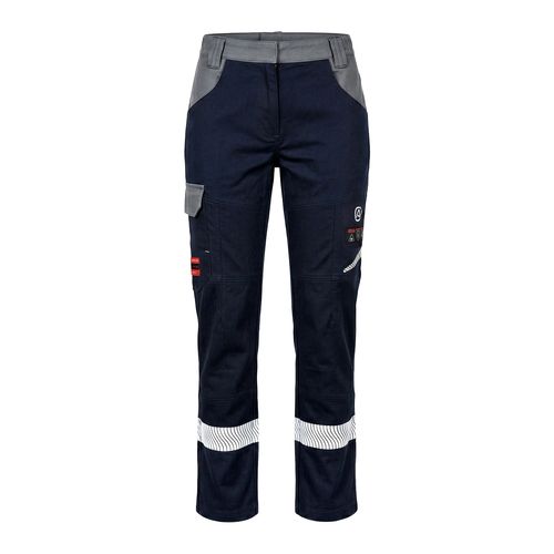 Pantalón Slack Ignífugo NFPA + 13034 Azul Marino Mujer