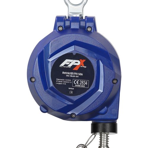 Retráctil Cable Acero 6 m FPX 506