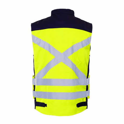 Chaleco Geólogo Gabardina Terra Bicolor Amarillo