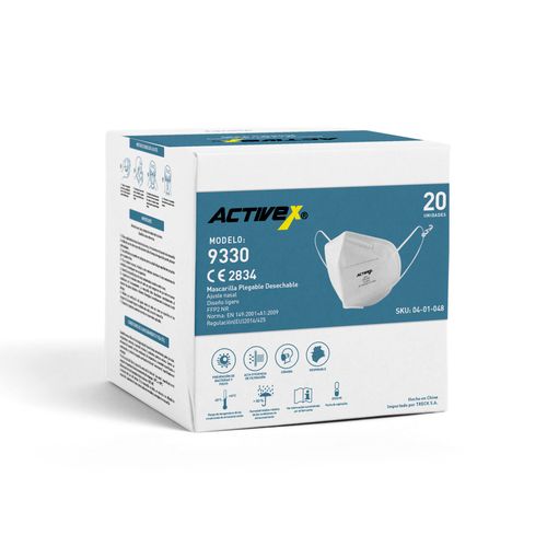 Mascarilla Activex Plegable FFP2 NR (20 Unidades)