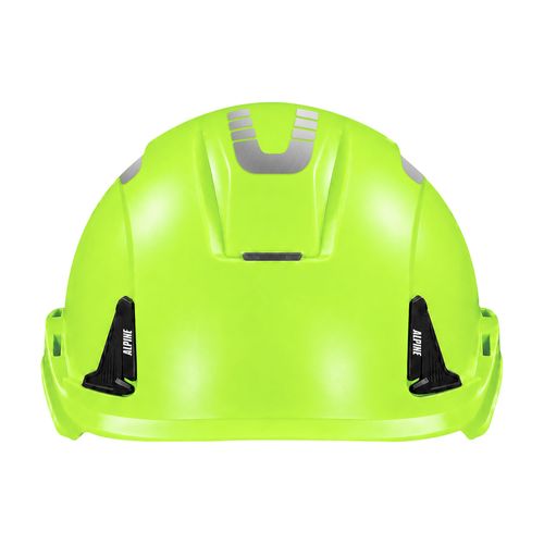 Casco ACTIVEX Alpine V ABS Porta Lámpara Verde Flúor